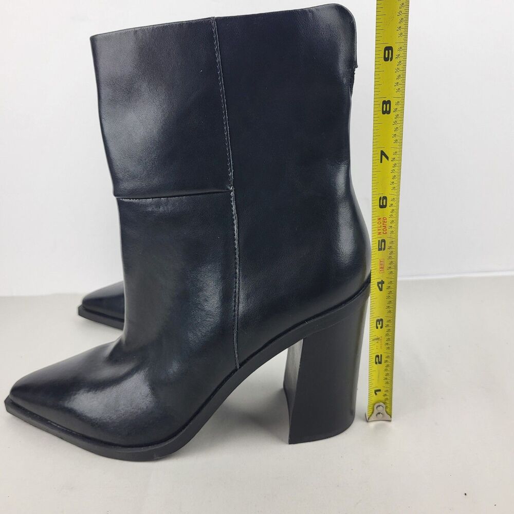 Steve Madden Silvee Boot Bootie Pointed Toe Black - image 3